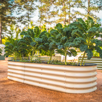 17" Tall 6 In 1 Medium Modular Metal Raised Garden Bed Kit.