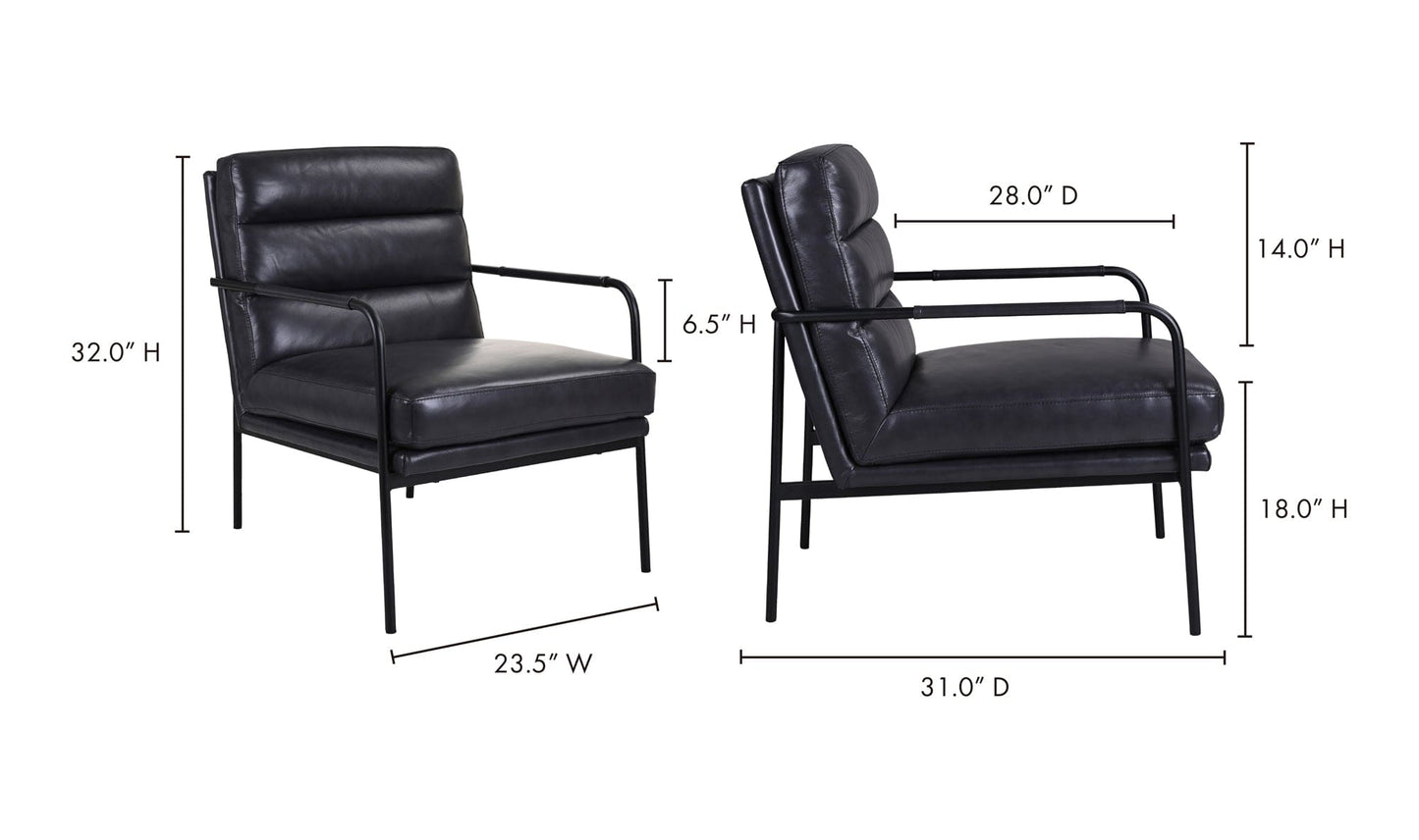 The Carpentry Shop Co. Verlaine Chair Raven Black Verlaine Chair Raven Black