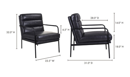 The Carpentry Shop Co. Verlaine Chair Raven Black Verlaine Chair Raven Black