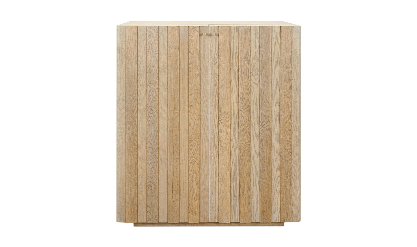 Moe's Home Collection Vermentino Bar Cabinet Oak Vermentino Bar Cabinet Oak