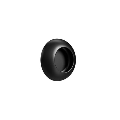 Matte Black "Vibe" Cup Knob and Drawer Pull.