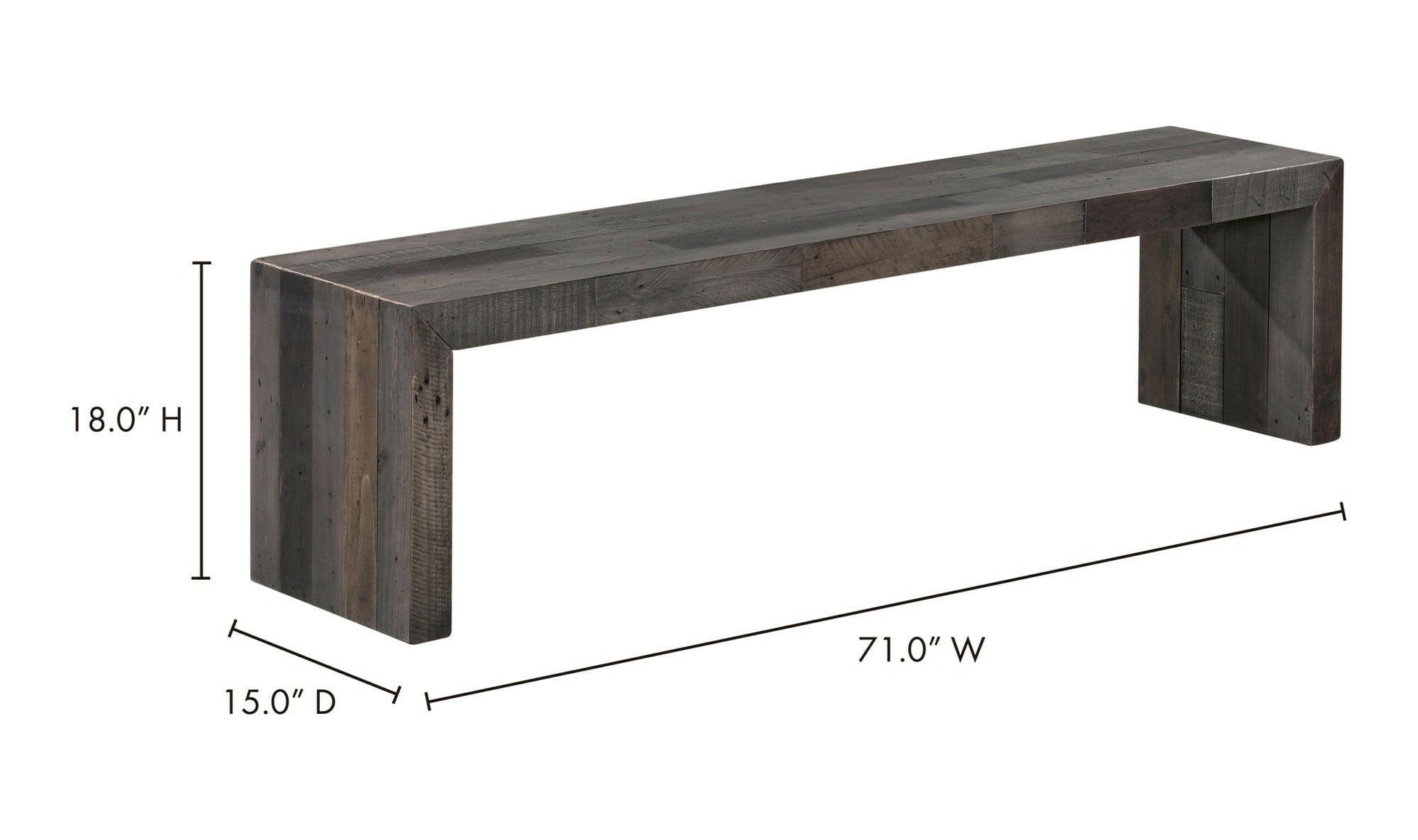 Moe's VINTAGE BENCH LARGE