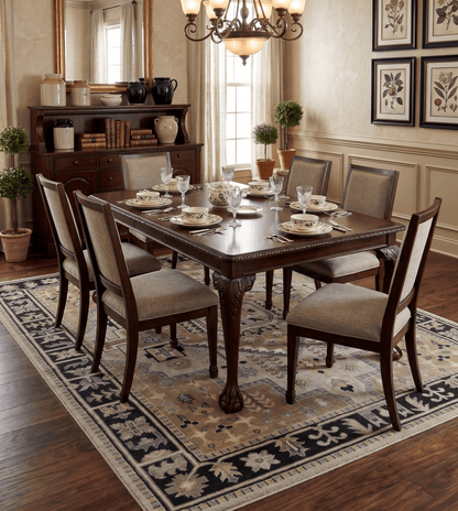 Vintage Distressed Hand Knotted Traditional Heriz Camel Custom Made wool Area Rug.