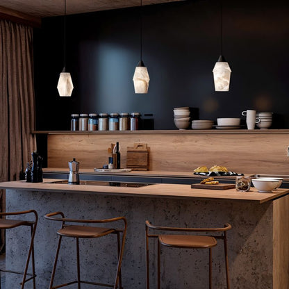 Viviana Alabaster Pendant Light.
