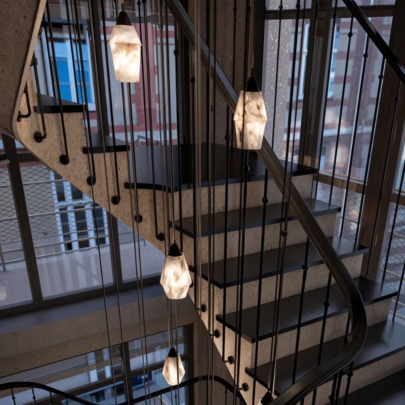 Viviana Alabaster Pendant Light.