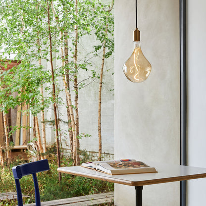Voronoi II Plug-In Pendant in Brass.