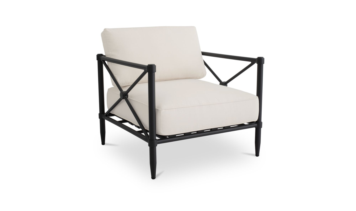 Willow Outdoor Accent Chair Cream
