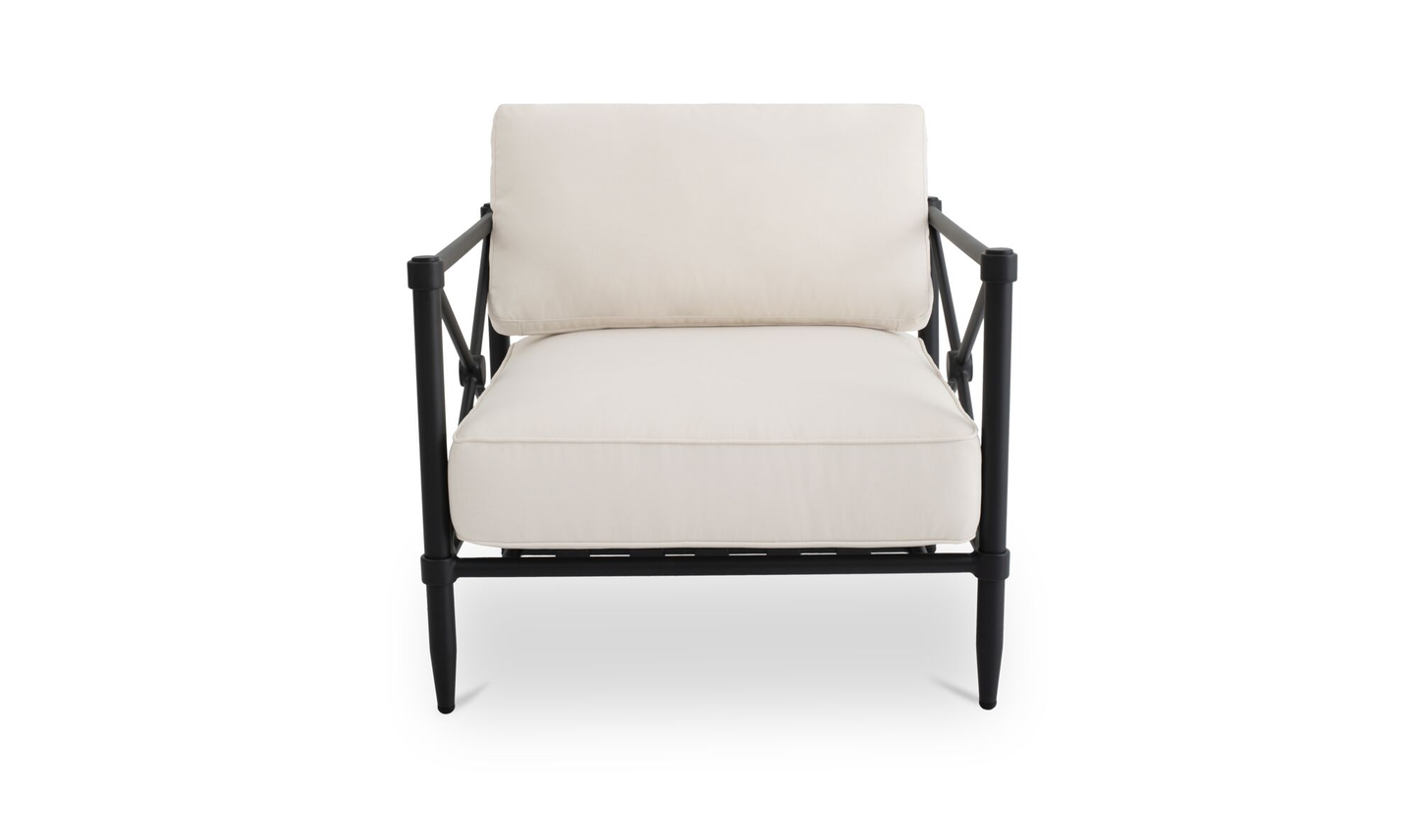 Willow Outdoor Accent Chair Cream