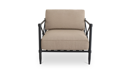 Willow Outdoor Accent Chair Light Brown