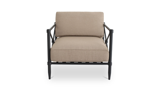 Willow Outdoor Accent Chair Light Brown
