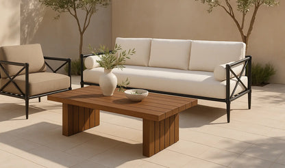 Willow Outdoor Sofa Cream