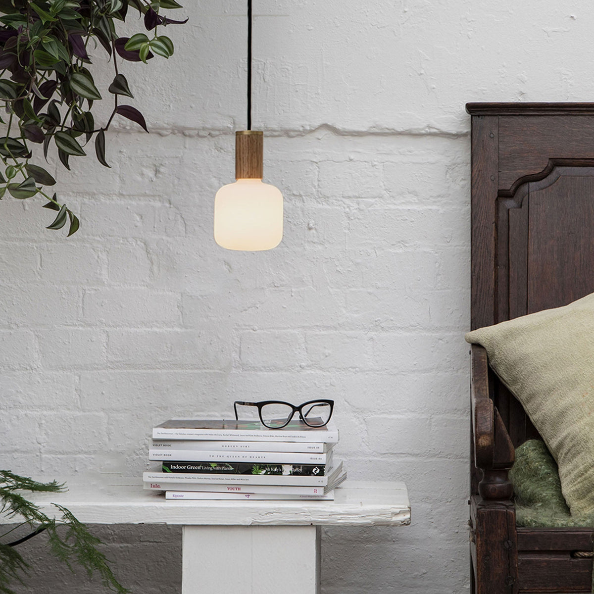 Oblo Pendant Light in Graphite.