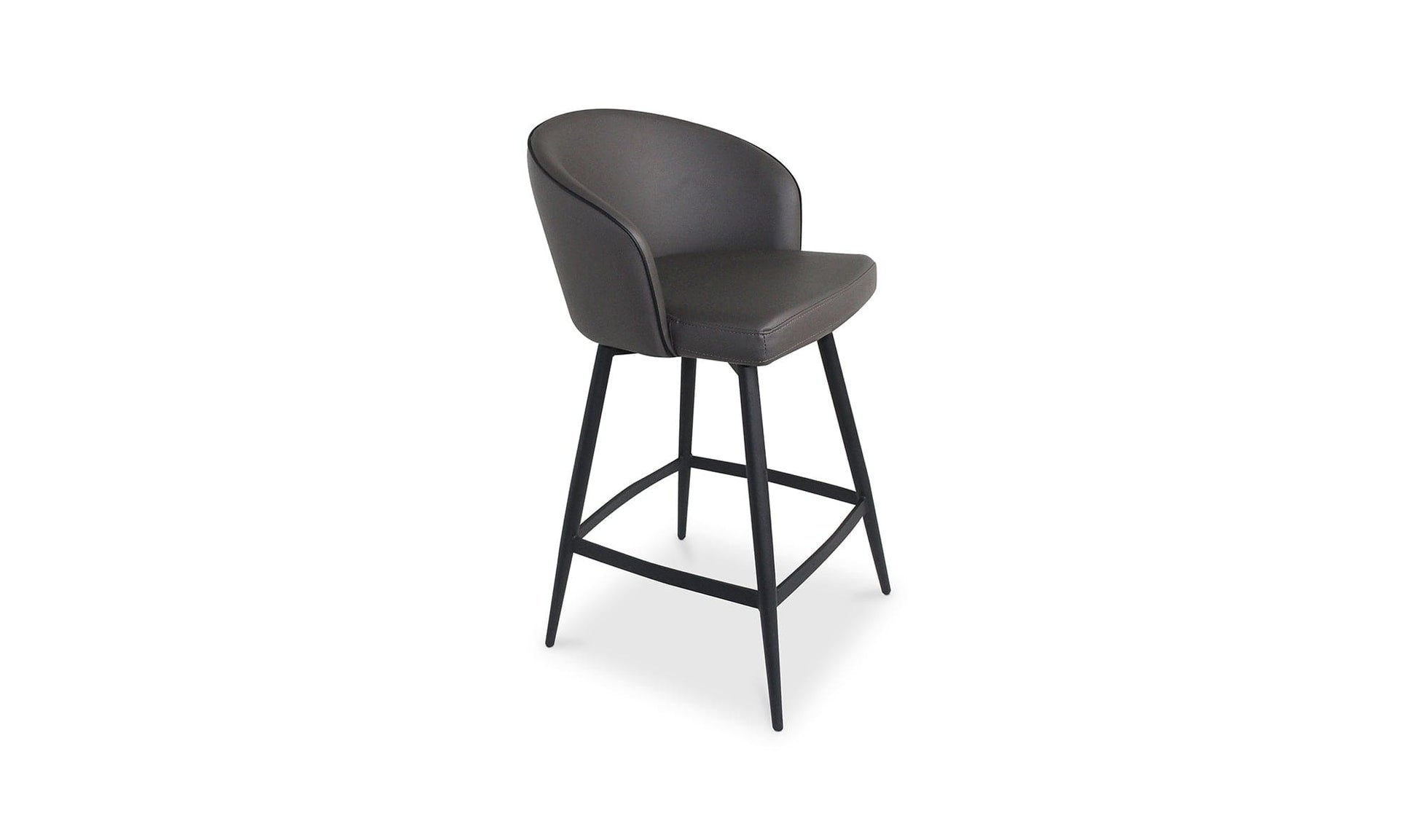 The Carpentry Shop Co. WEBBER SWIVEL COUNTER STOOL CHARCOAL WEBBER SWIVEL COUNTER STOOL CHARCOAL