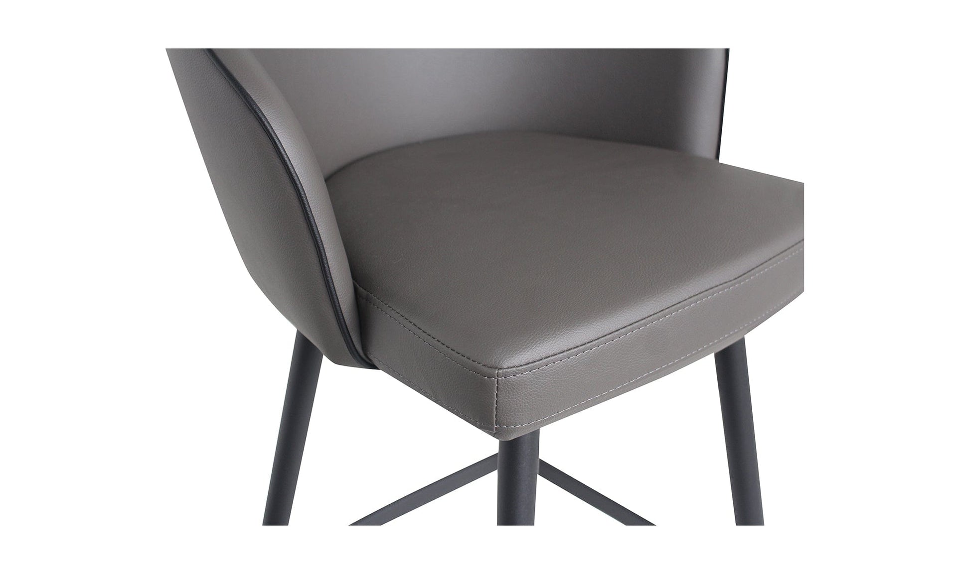 The Carpentry Shop Co. WEBBER SWIVEL COUNTER STOOL CHARCOAL WEBBER SWIVEL COUNTER STOOL CHARCOAL