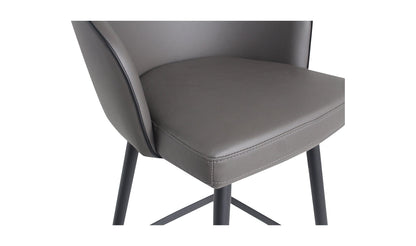 The Carpentry Shop Co. WEBBER SWIVEL COUNTER STOOL CHARCOAL WEBBER SWIVEL COUNTER STOOL CHARCOAL