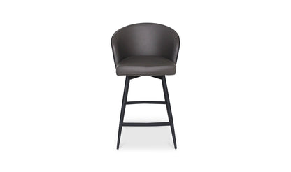 The Carpentry Shop Co. WEBBER SWIVEL COUNTER STOOL CHARCOAL WEBBER SWIVEL COUNTER STOOL CHARCOAL
