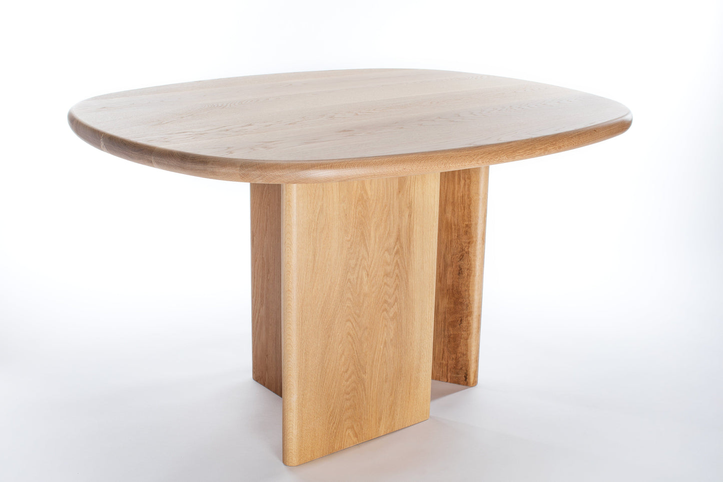 The Carpentry Shop Co. White Oak Oval Dining Table