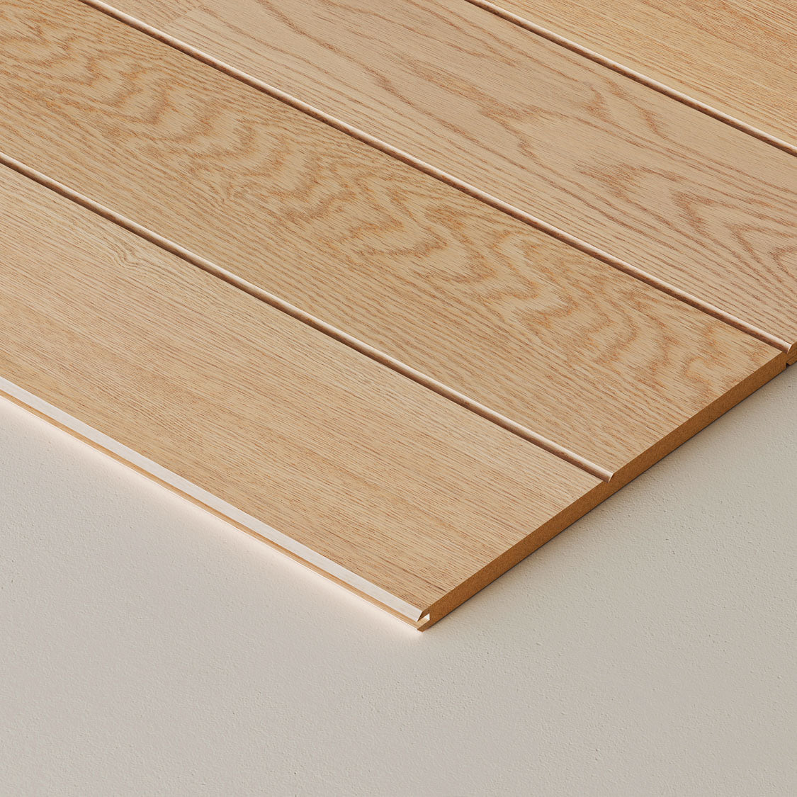 Tongue and Groove Wood Panels.