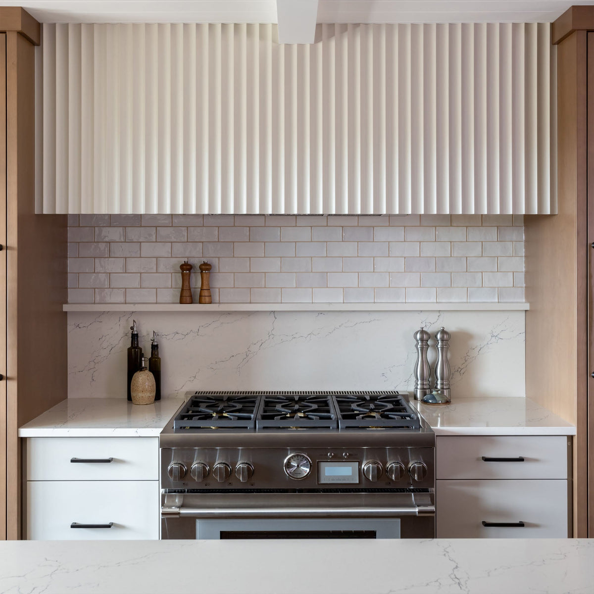 Paintable Wide Fluted Wall Panels.