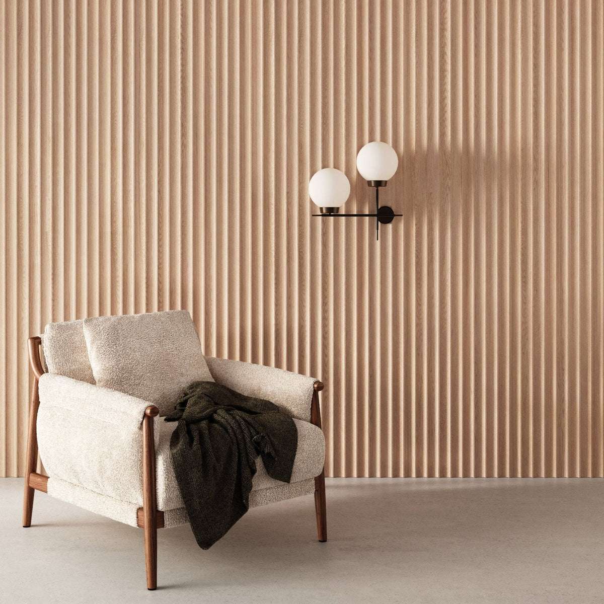 Fluted Wood Panels.