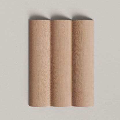 Fluted Wood Panel Samples.