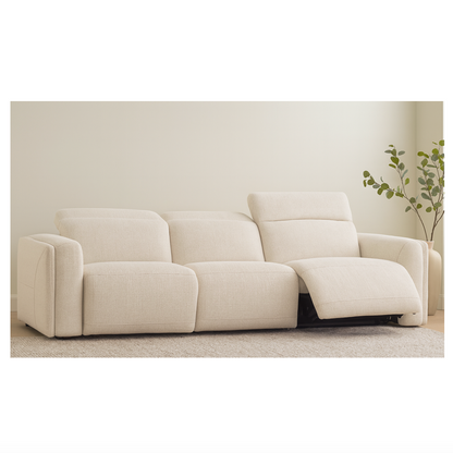 Wilder Power Recliner Sofa Flecked Oat