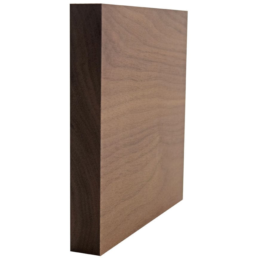 NewMouldings Window Sill Walnut / 94 inches EWWS53 Windowsill Square Edge Stool EWWS53 Windowsill Square Edge Stool