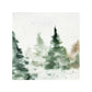 Joyfully Said Wooden signs 12 inches x 12 inches / Dark brown stain Evergreen Landscape