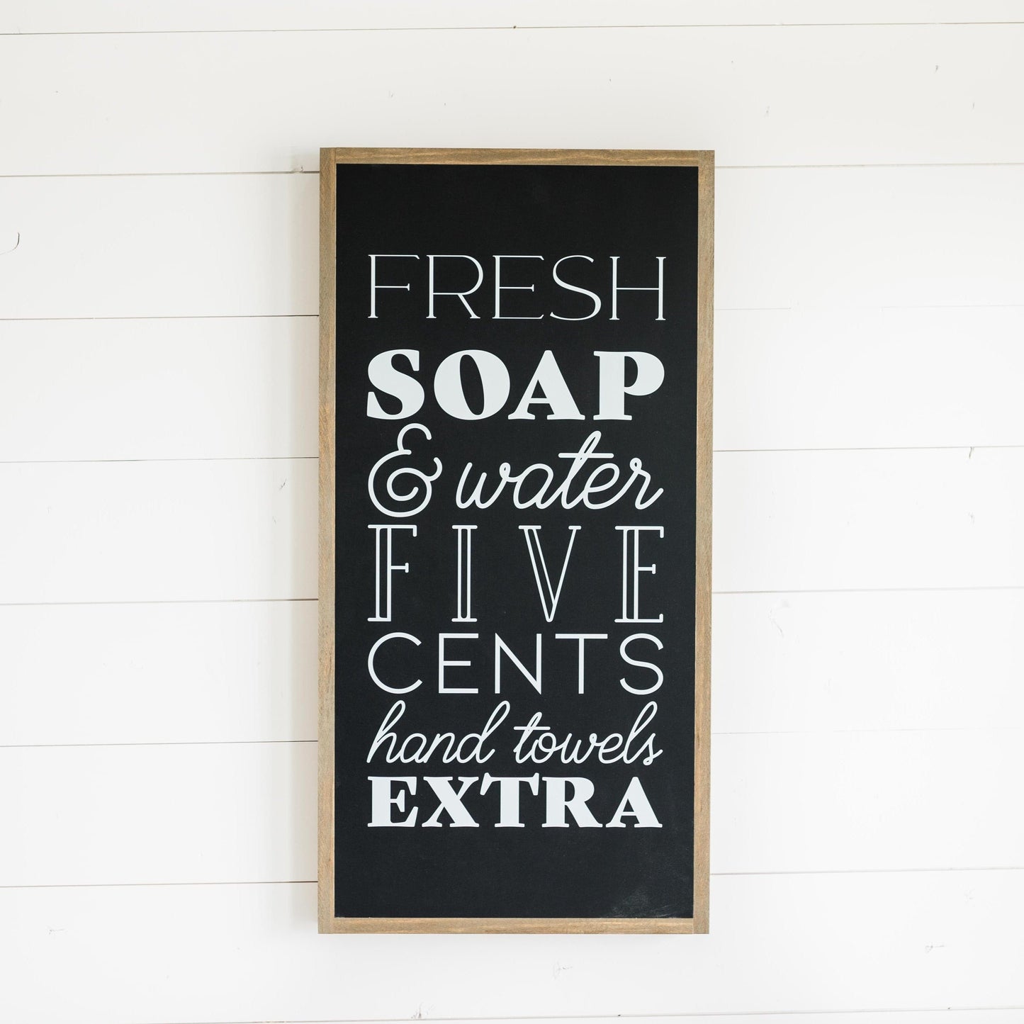 Joyfully Said Wooden signs Fresh Soap
