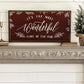 Joyfully Said Wooden signs It's the Most Wonderful Time of the Year
