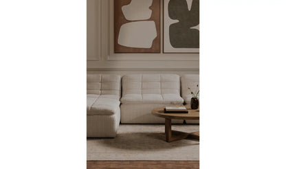 Lino Armless Modular Sofa Textured Oat