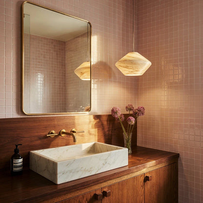 Yafeh Alabaster Pendant Light.