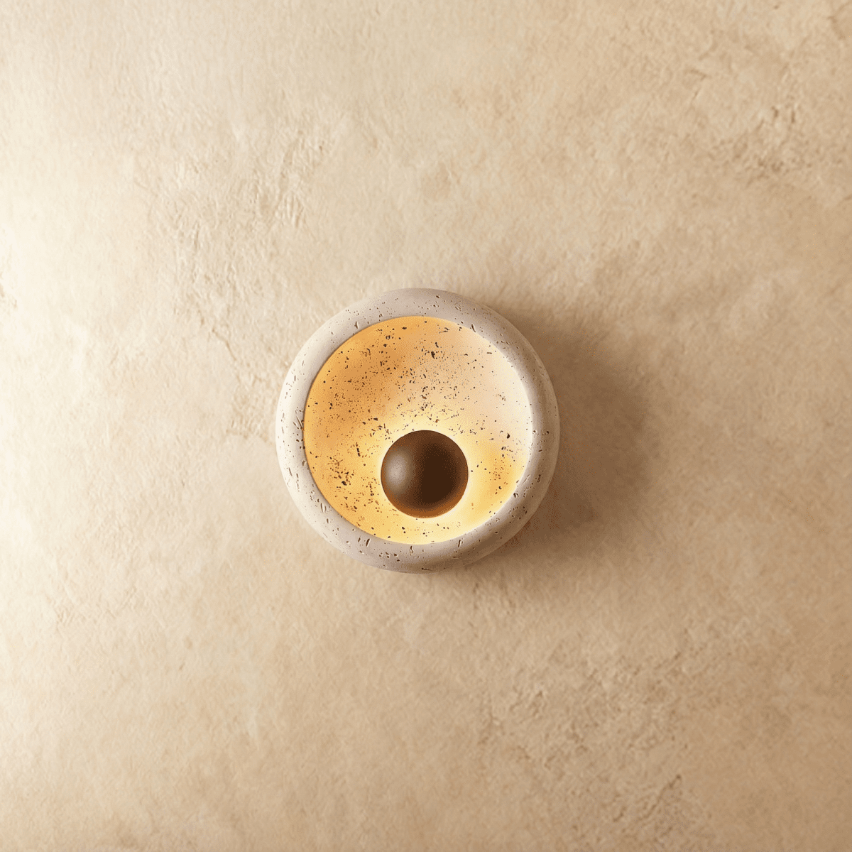 Yalka Travertine Wall Lamp