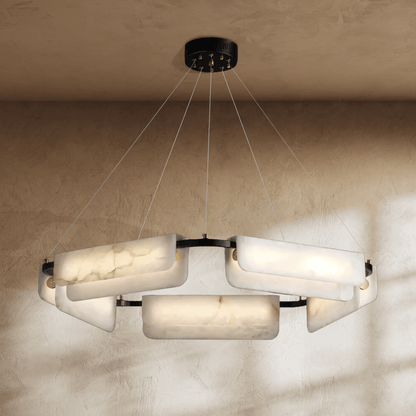 Zazu Alabaster Chandelier.