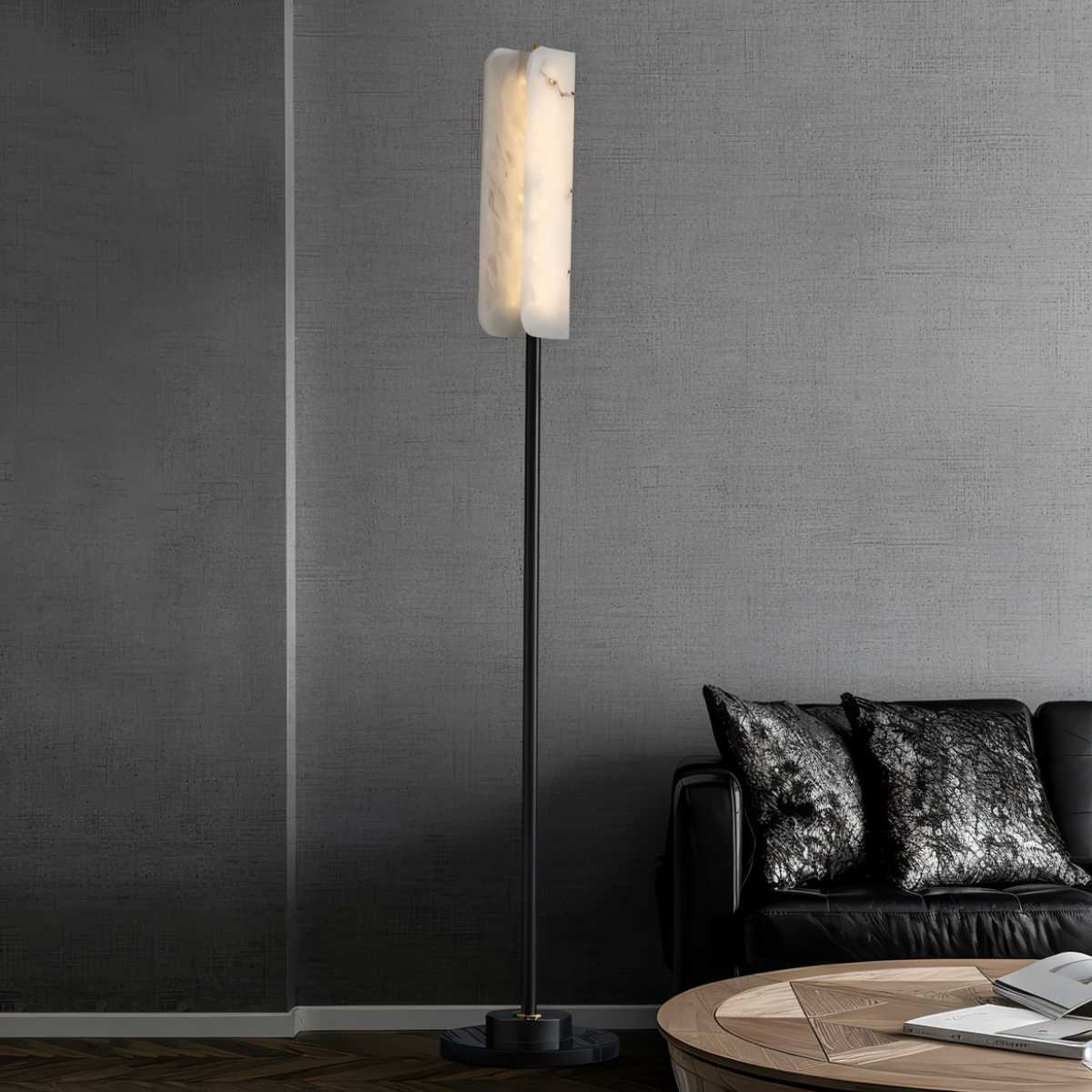 Zazu Alabaster Floor Lamp