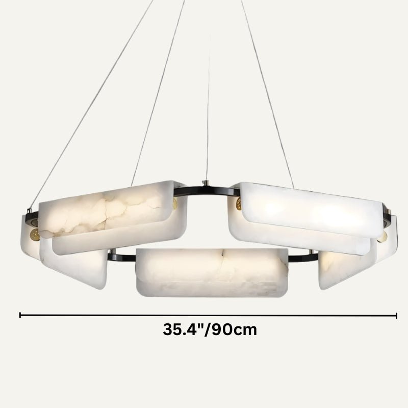 Zazu Alabaster Chandelier.