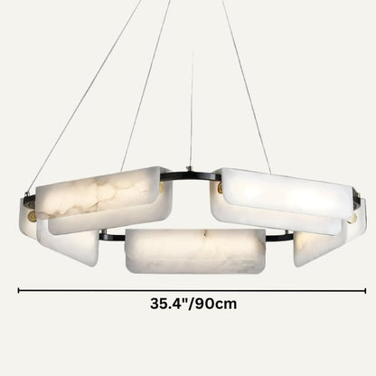 Zazu Alabaster Chandelier.