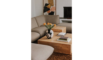 The Carpentry Shop Co. Zeppelin Corner Chair Speckled Pumice Zeppelin Corner Chair Speckled Pumice