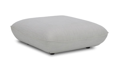 The Carpentry Shop Co. Zeppelin Ottoman Salt Stone White Zeppelin Ottoman Salt Stone White