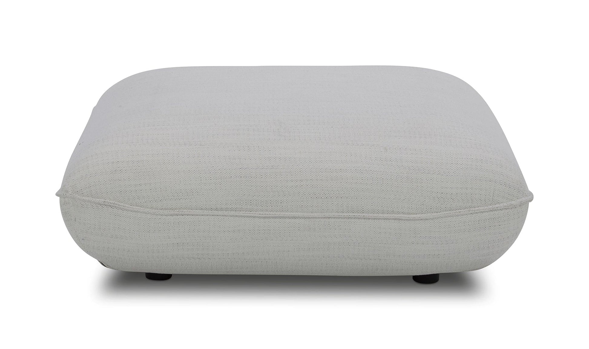 The Carpentry Shop Co. Zeppelin Ottoman Salt Stone White Zeppelin Ottoman Salt Stone White