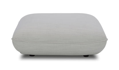 The Carpentry Shop Co. Zeppelin Ottoman Salt Stone White Zeppelin Ottoman Salt Stone White