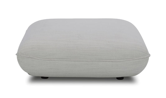 The Carpentry Shop Co. Zeppelin Ottoman Salt Stone White Zeppelin Ottoman Salt Stone White