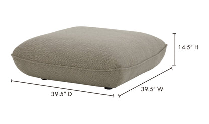 The Carpentry Shop Co. Zeppelin Ottoman Speckled Pumice Zeppelin Ottoman Speckled Pumice