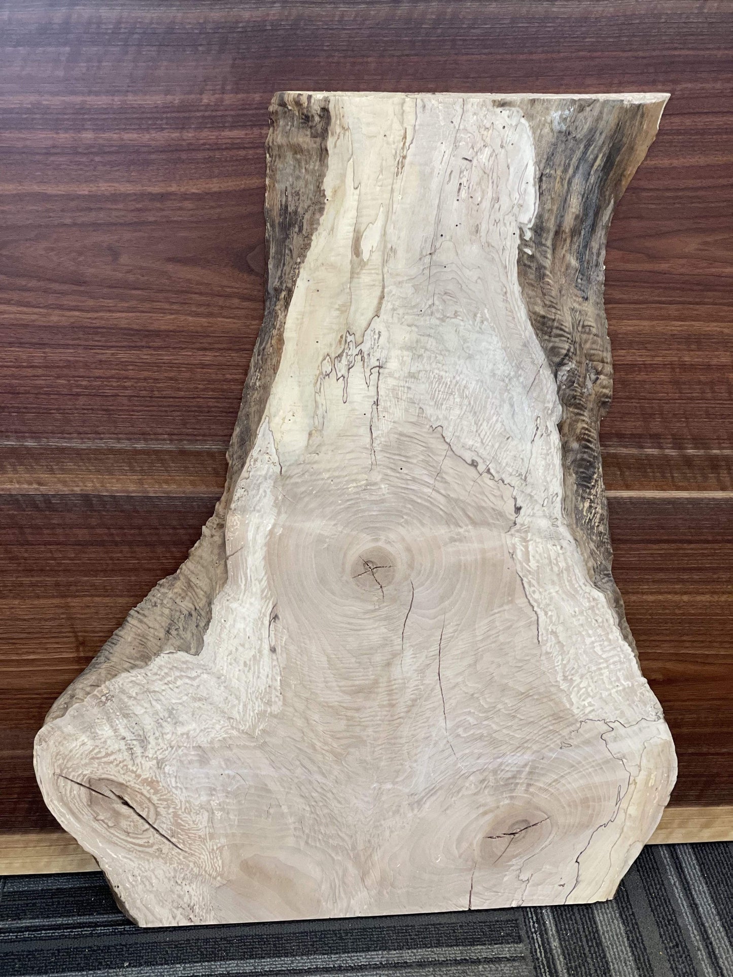 The Carpenty Shop Co., LLC Buy as is 36" Spalted Maple Slab