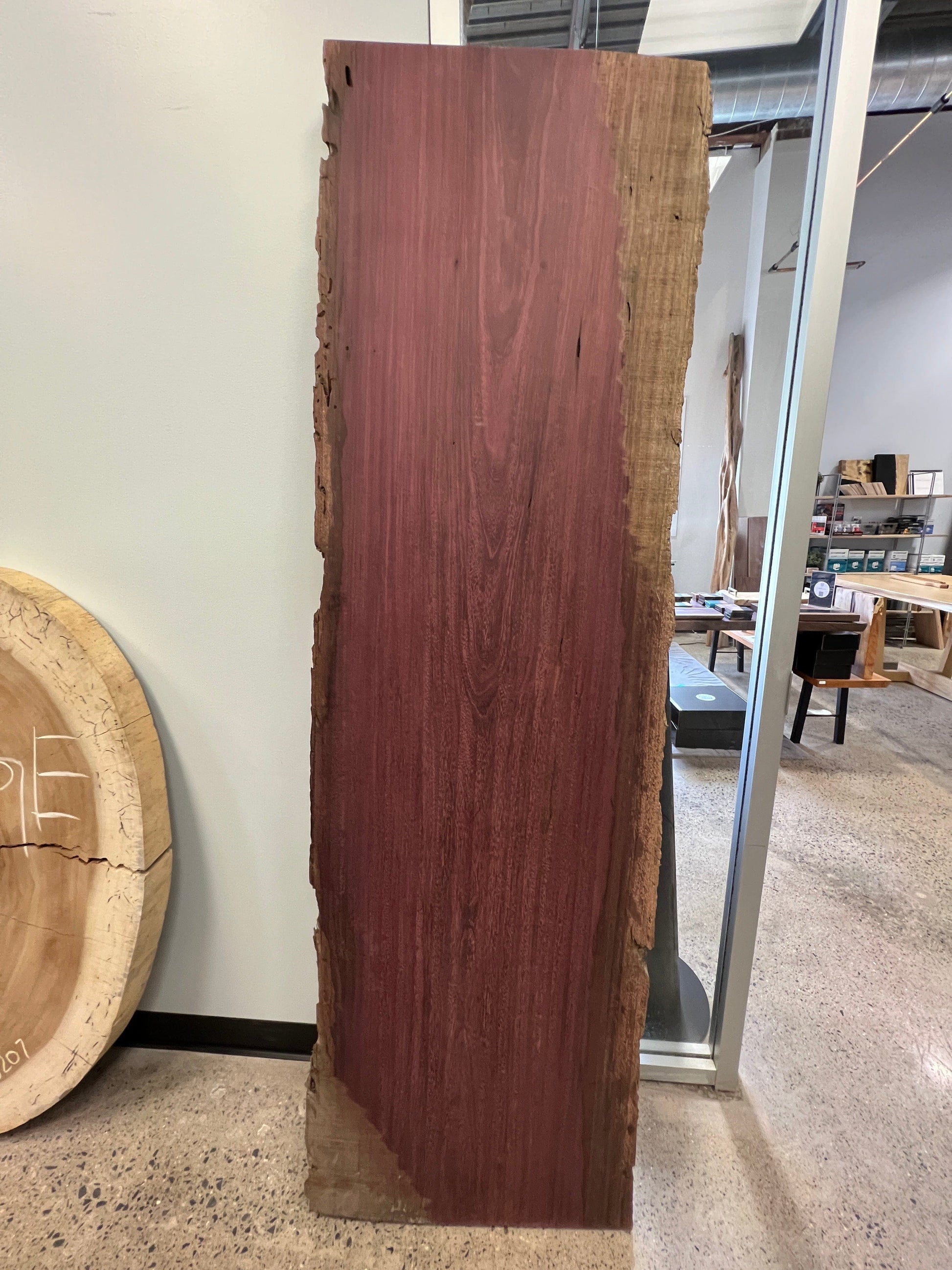 The Carpentry Shop Co., LLC 59" Purple Heart Exotic Wood Slab