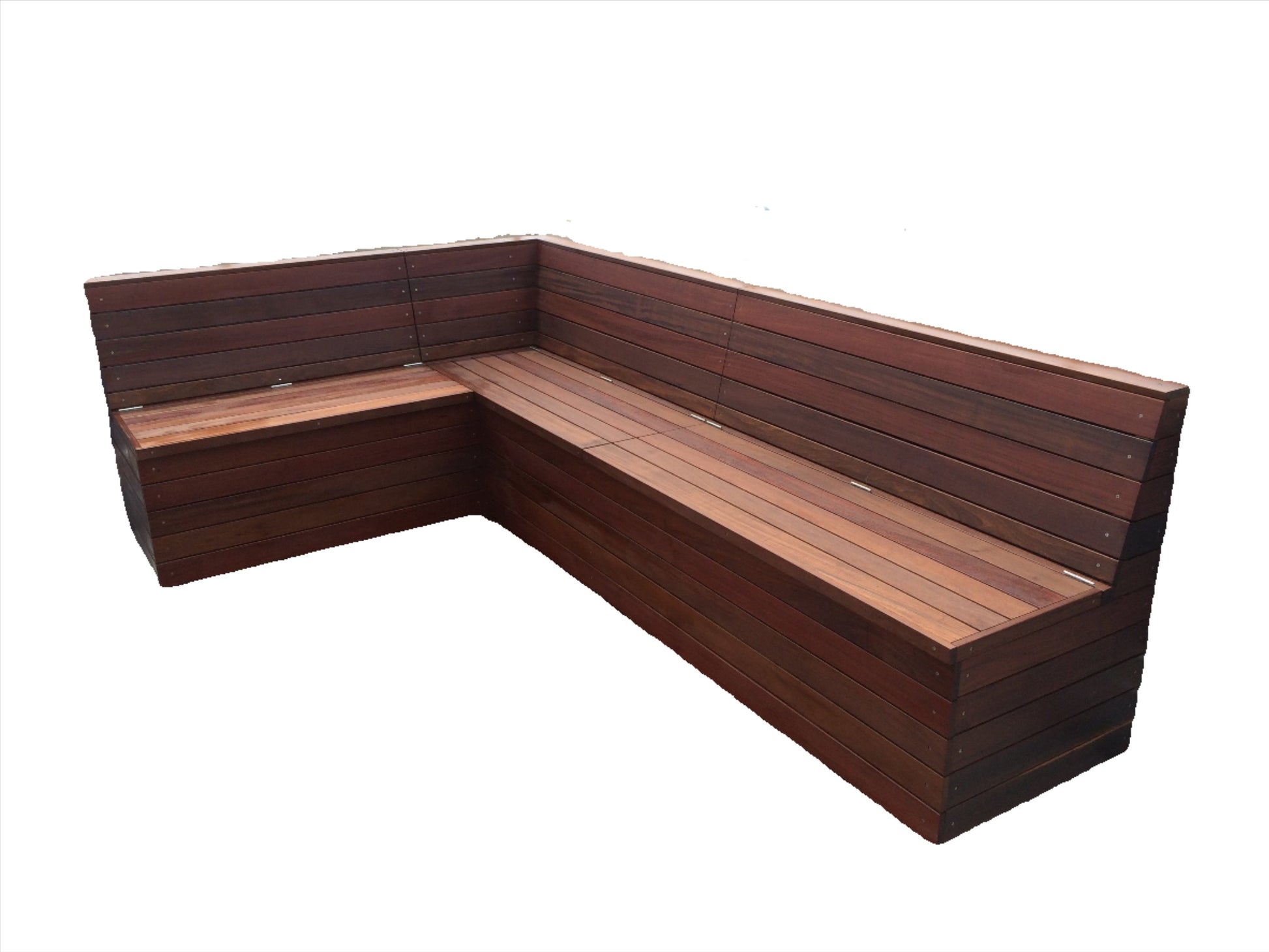 Wooden Bench Seat L Shaped Outdoor Bench Diy Bench Log Garden