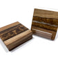 The Carpentry Shop Co., LLC Carpentry & Woodworking Bronze Metallic Epoxy and Monkey Pod Coaster Set