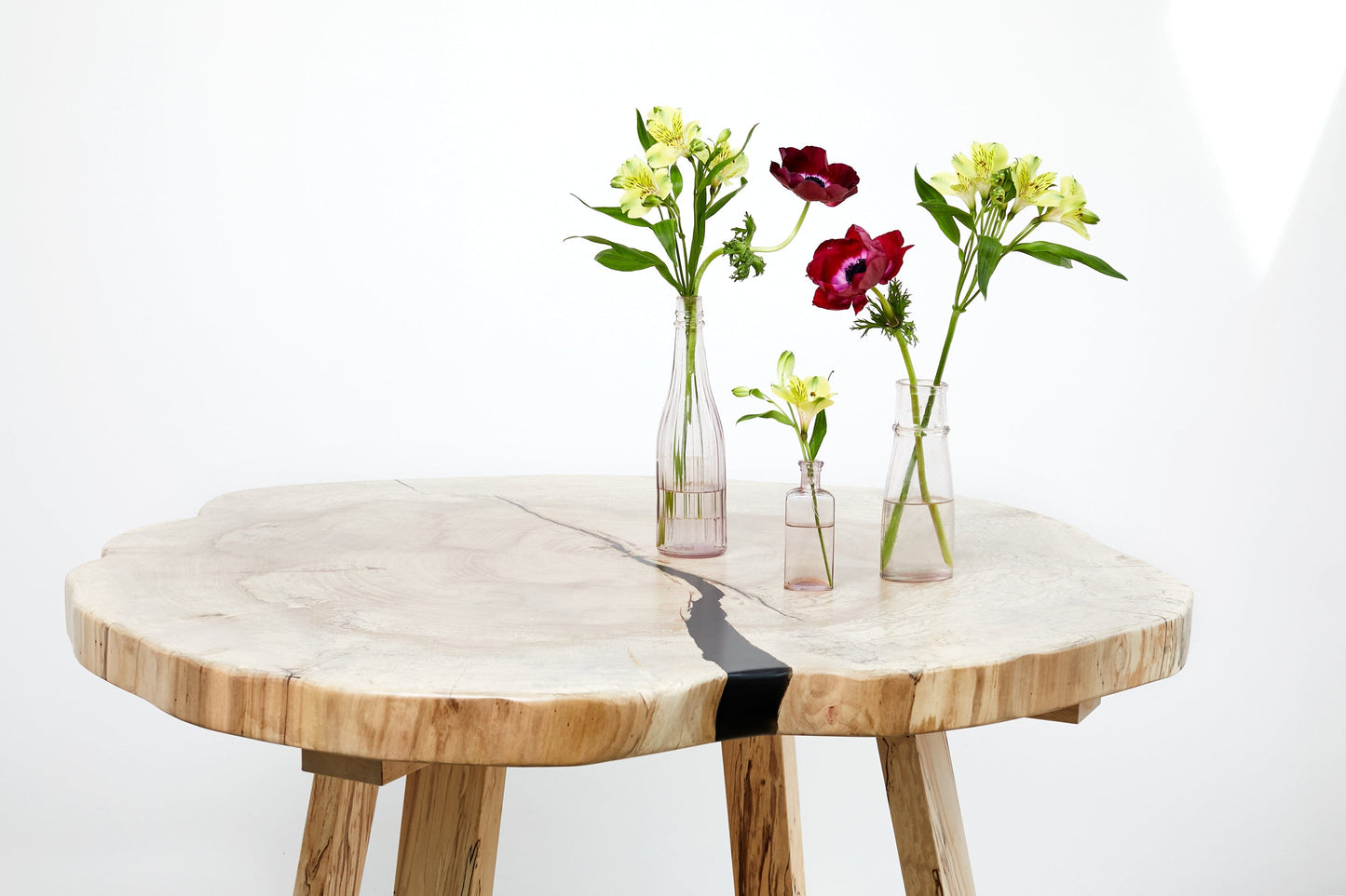 The Carpentry Shop Co. Crosscut Slab Round Dining Table