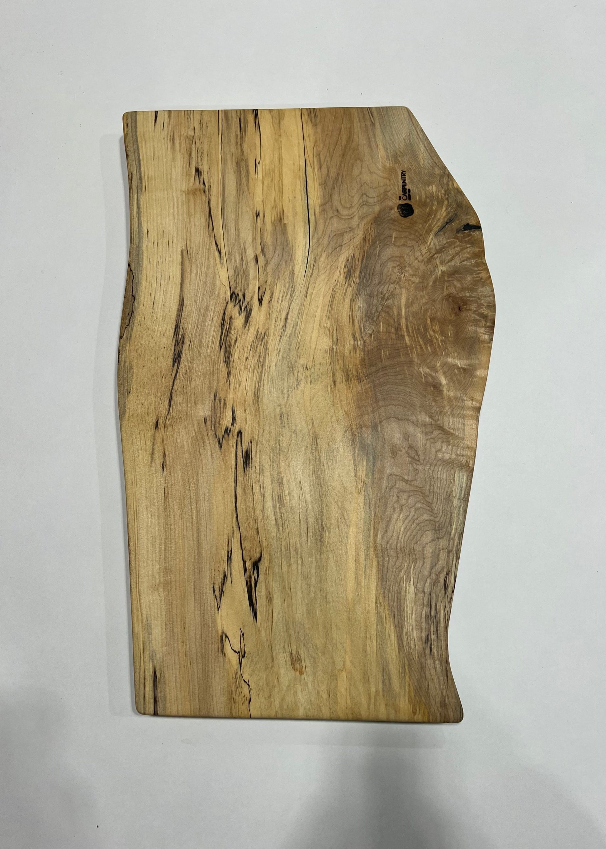 The Carpentry Shop Co. Cutting Boards & Charcuterie Platters Spalted Maple and Black Epoxy Slab Charcuterie board - 001