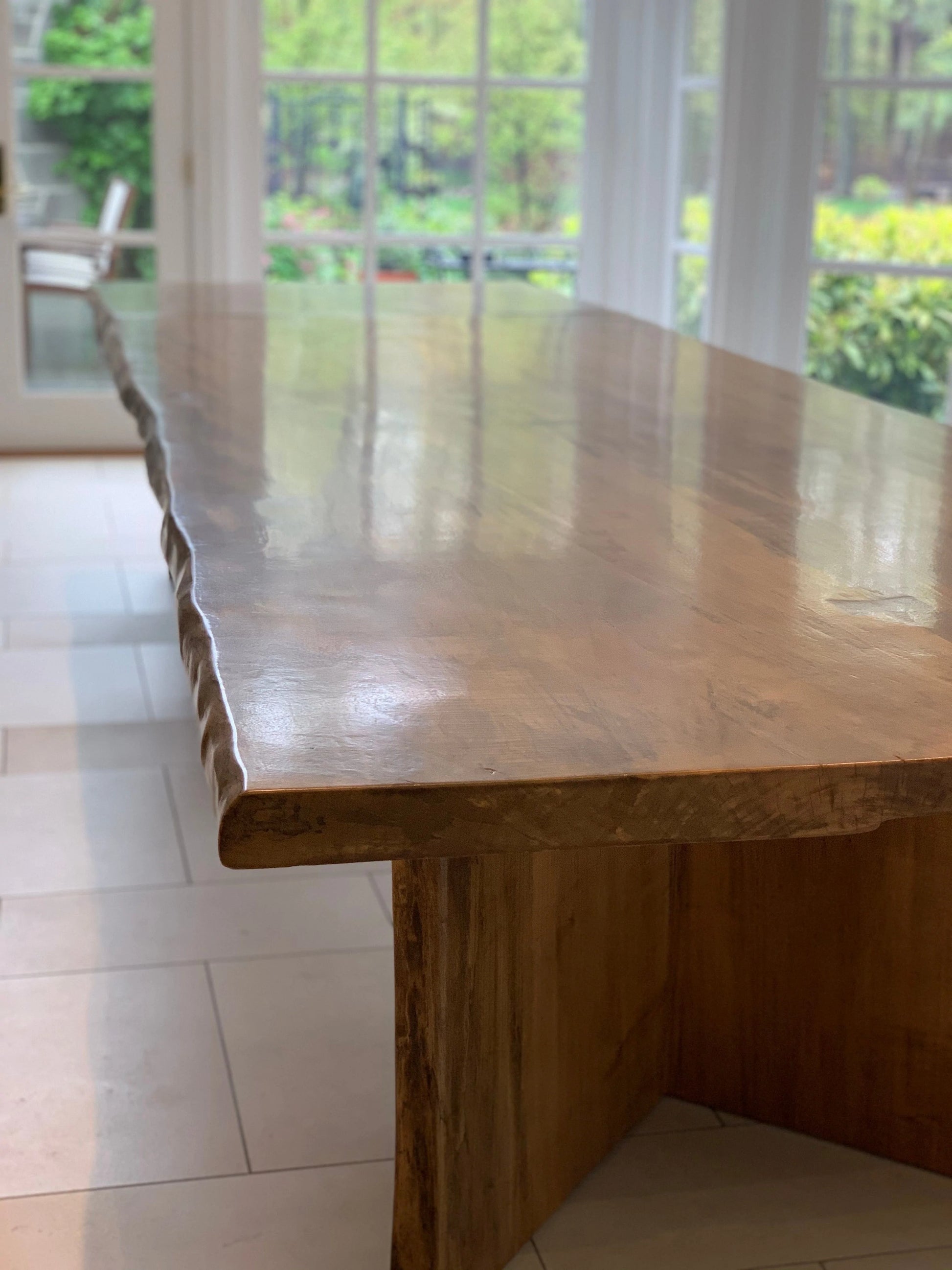 Exotic wood best sale dining tables